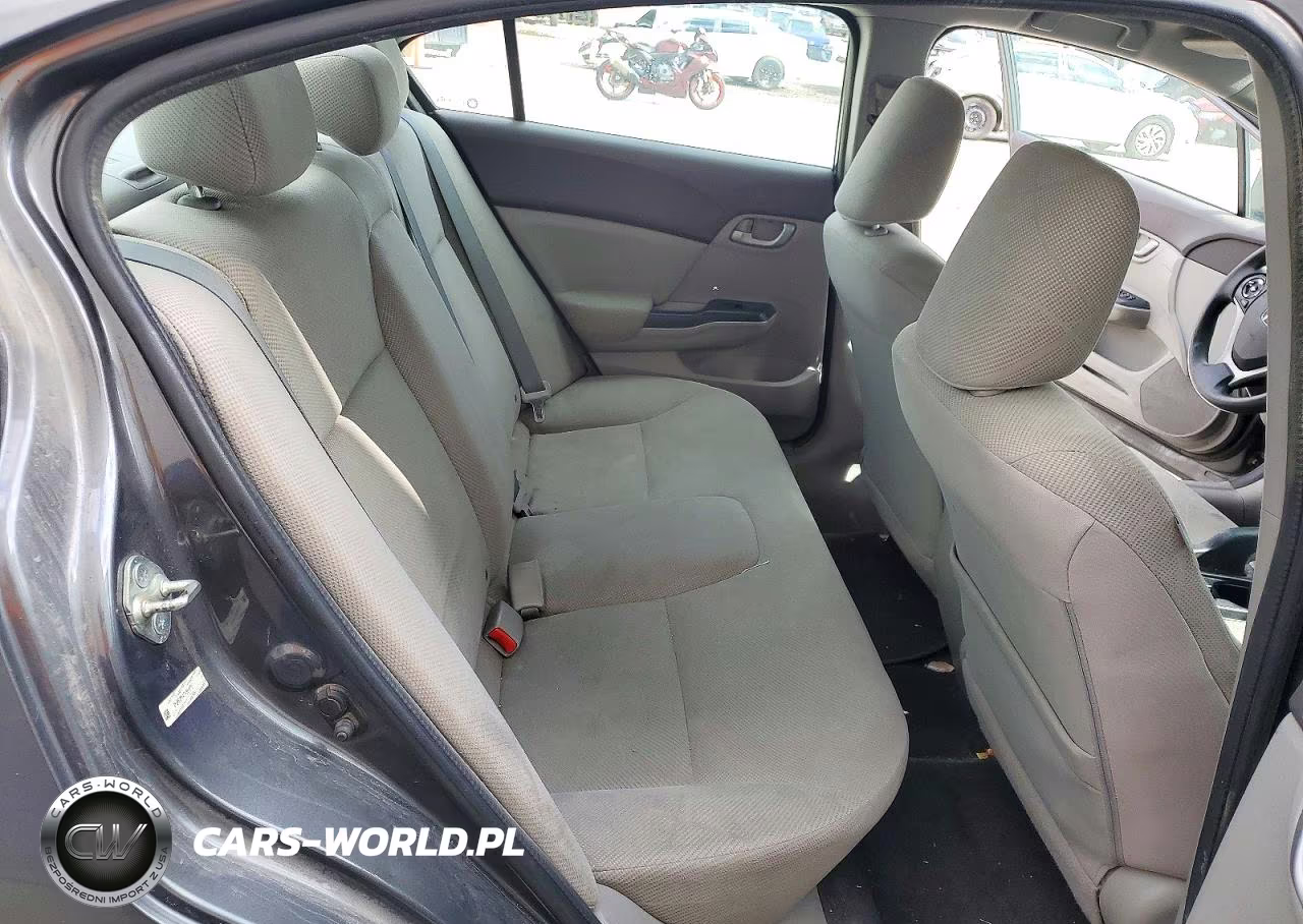 2012 Honda Civic Lx VIN:2HGFB2F54CH581670 - 10