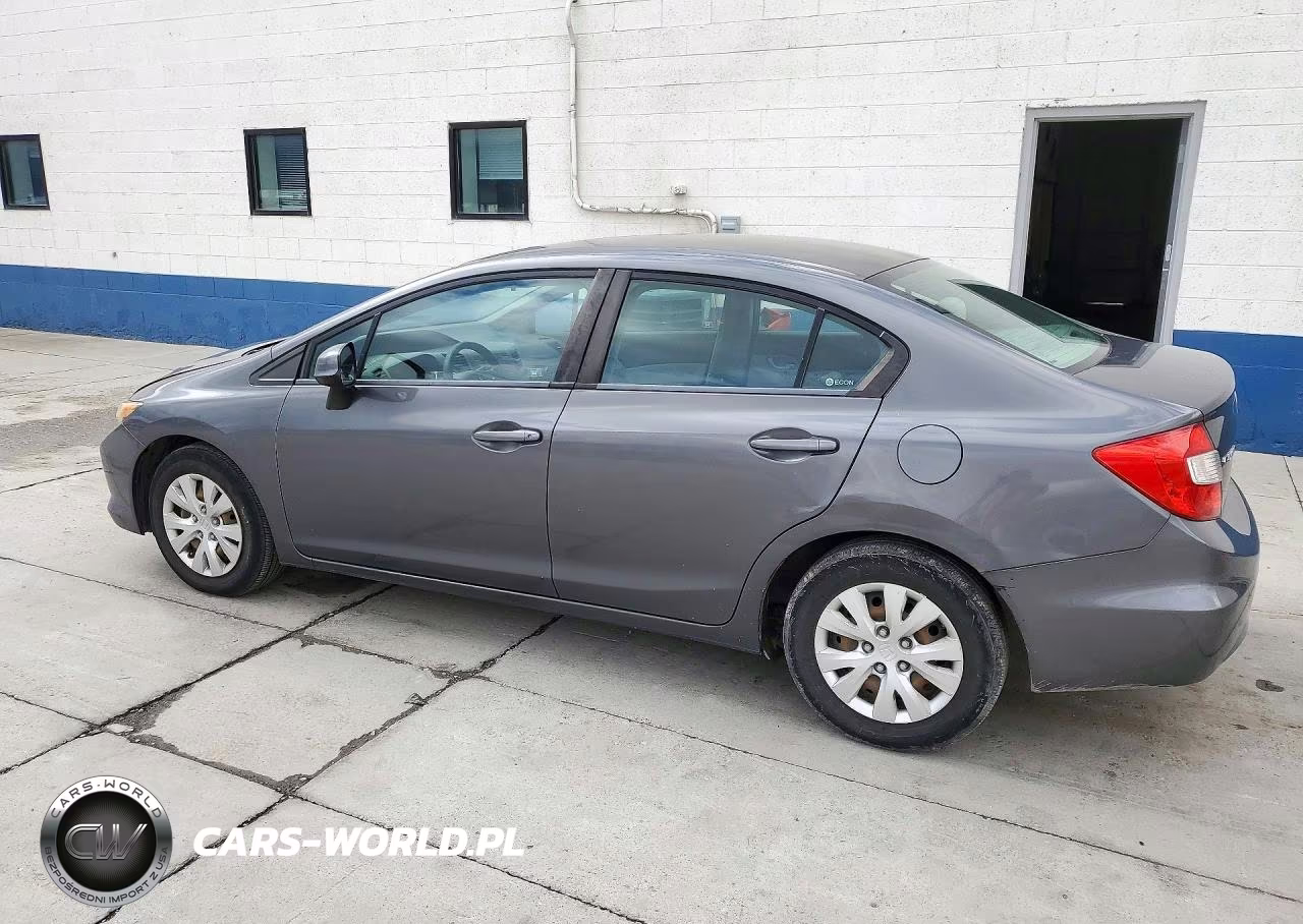 2012 Honda Civic Lx VIN:2HGFB2F54CH581670 - 2