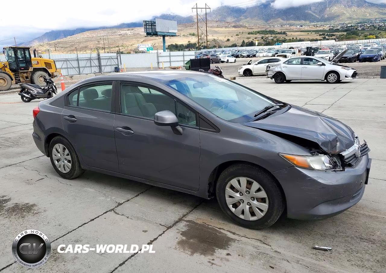 2012 Honda Civic Lx VIN:2HGFB2F54CH581670 - 4