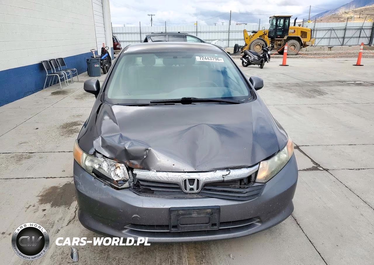 2012 Honda Civic Lx VIN:2HGFB2F54CH581670 - 5