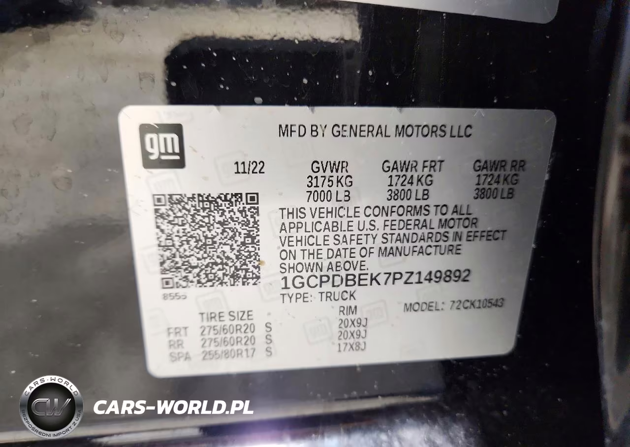 2023 Chevrolet Silverado K1500 Custom VIN:1GCPDBEK7PZ149892 - 12