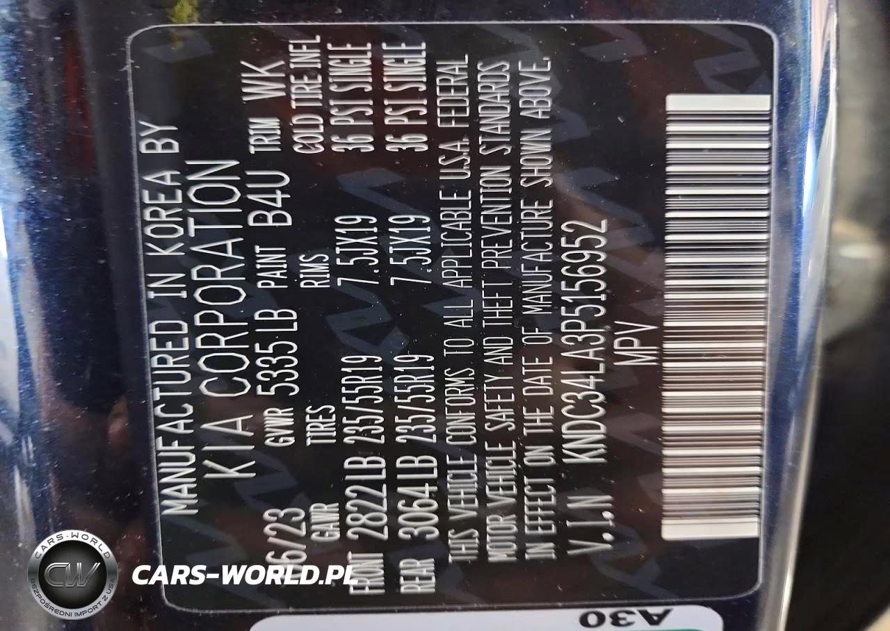 2023 Kia Ev6 Wind VIN:KNDC34LA3P5156952 - 13