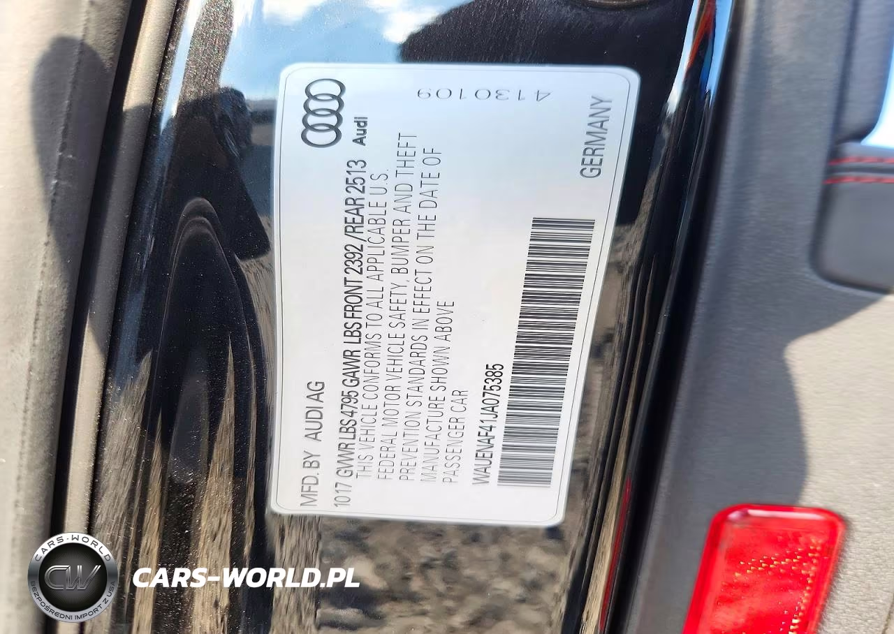 2018 Audi A4 Premium Plus VIN:WAUENAF41JA075385 - 12