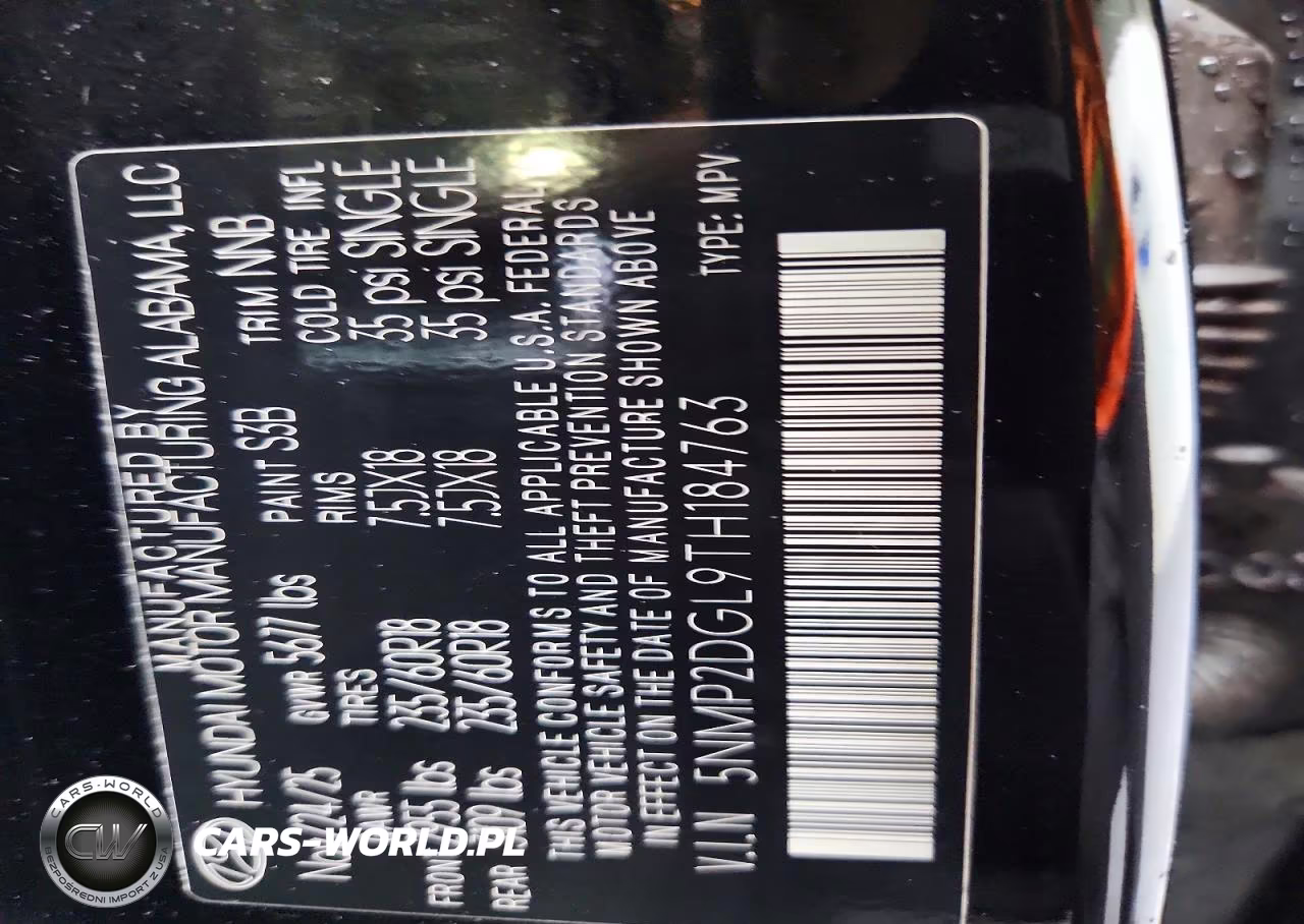 2026 Hyundai Santa Fe Sel VIN:5NMP2DGL9TH184763 - 14