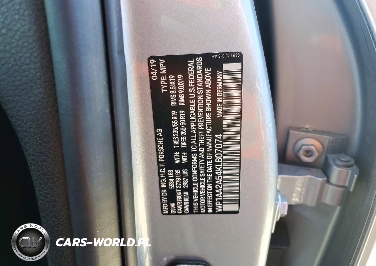 2019 Porsche Macan VIN:WP1AA2A54KLB07074 - 13