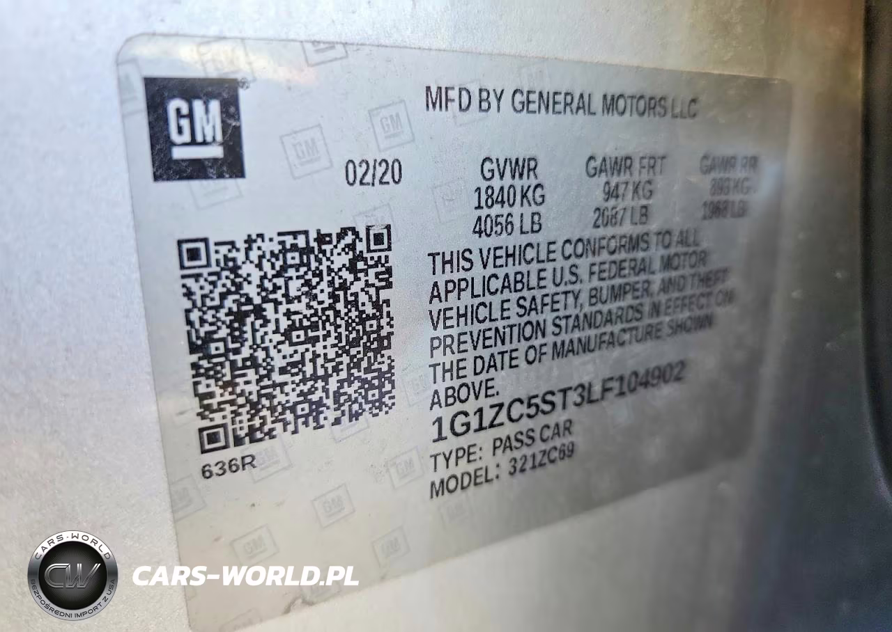 2020 Chevrolet Malibu Ls VIN:1G1ZC5ST3LF104902 - 12