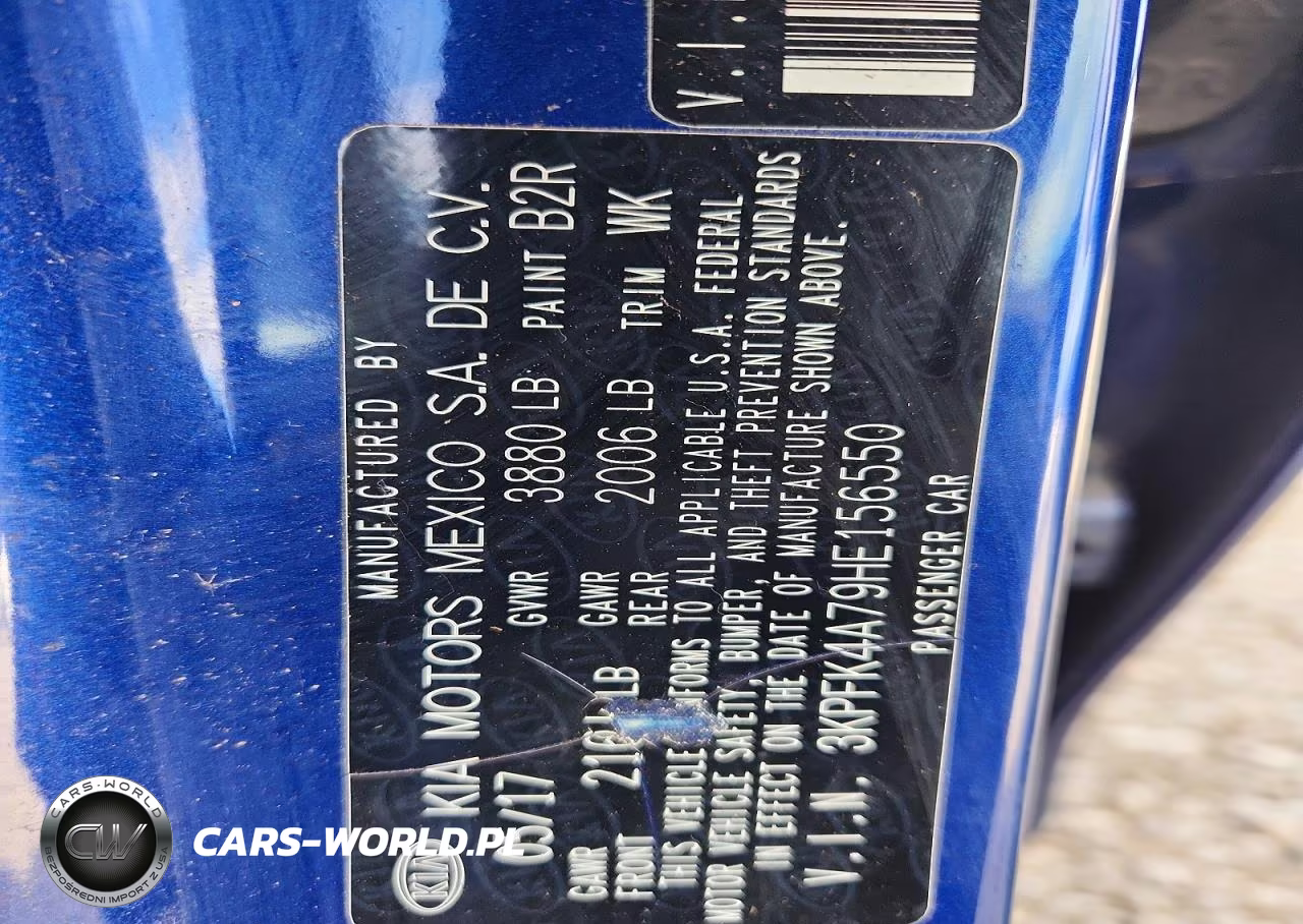 2017 Kia Forte Lx VIN:3KPFK4A79HE156550 - 12