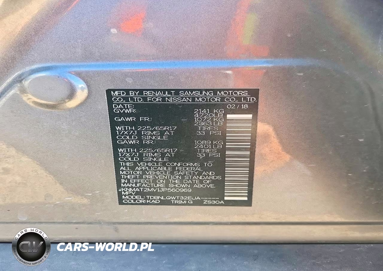 2018 Nissan Rogue Sv VIN:KNMAT2MV1JP560969 - 13