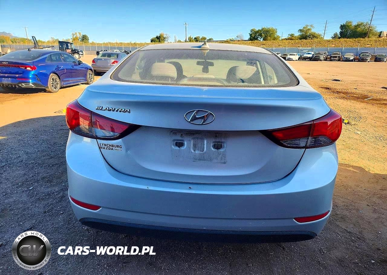 2016 Hyundai Elantra Se VIN:5NPDH4AE3GH674734 - 6