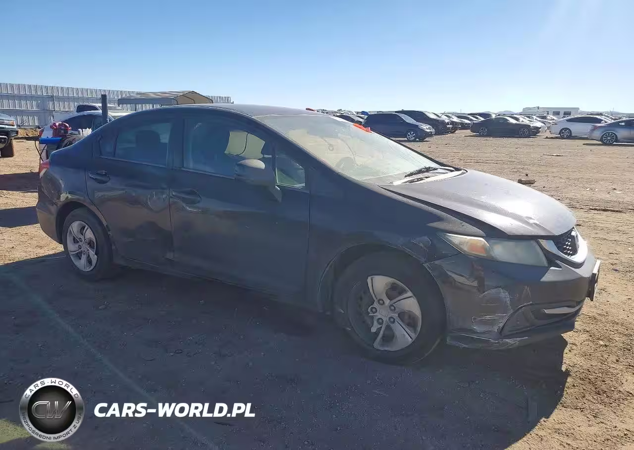2013 Honda Civic Lx VIN:19XFB2F53DE259114 - 4