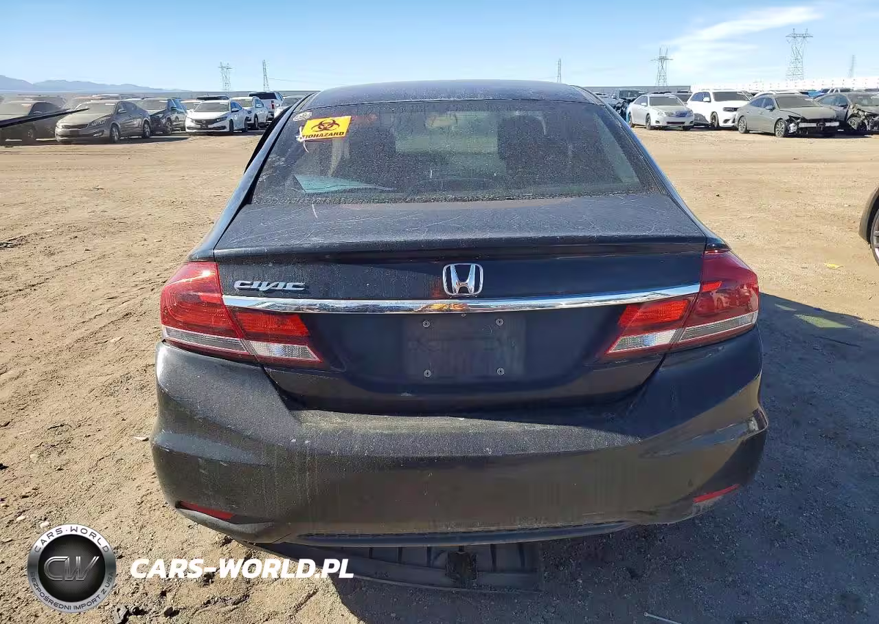 2013 Honda Civic Lx VIN:19XFB2F53DE259114 - 6