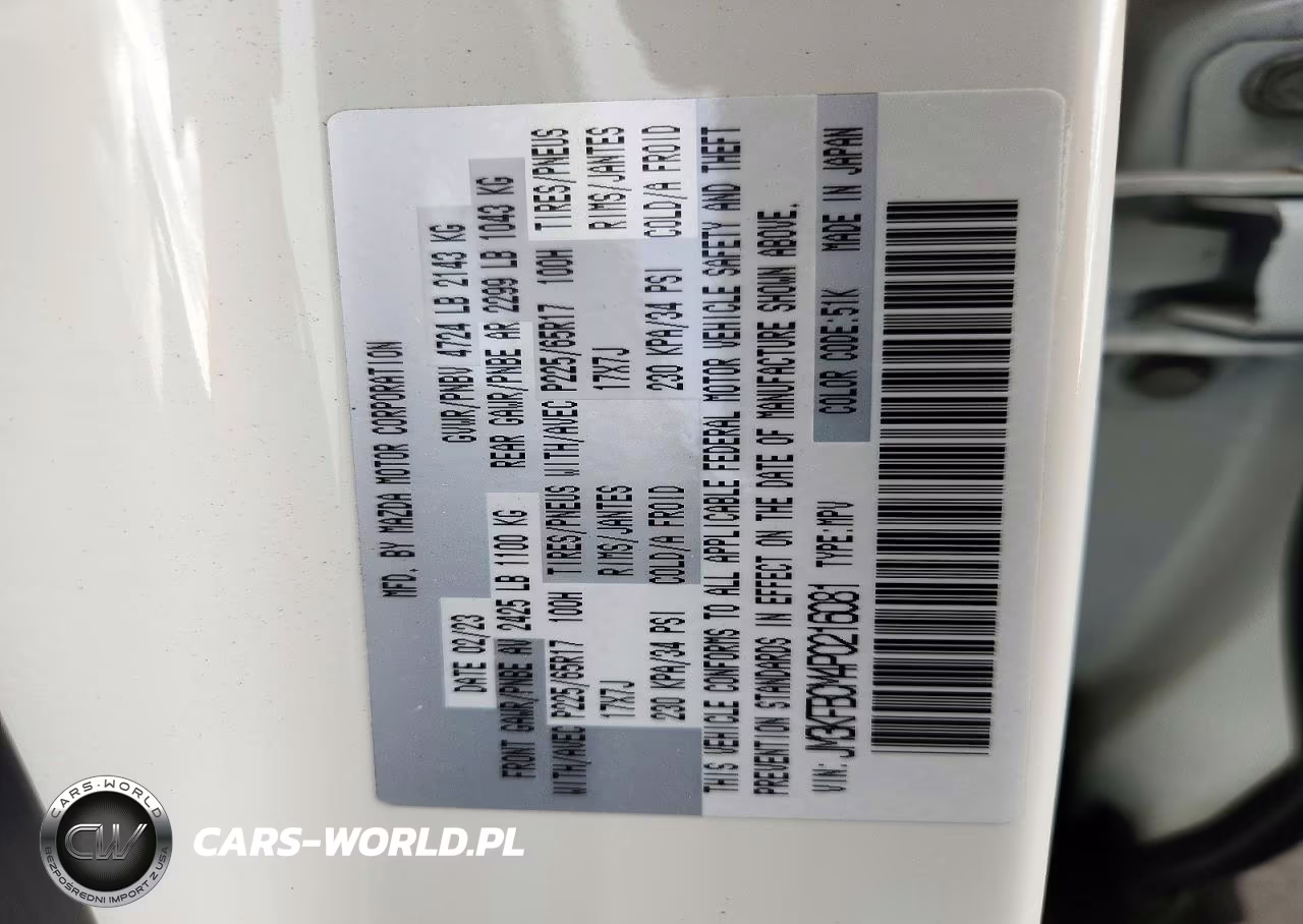 2023 Mazda Cx-5 Preferred VIN:JM3KFBCM4P0216081 - 13