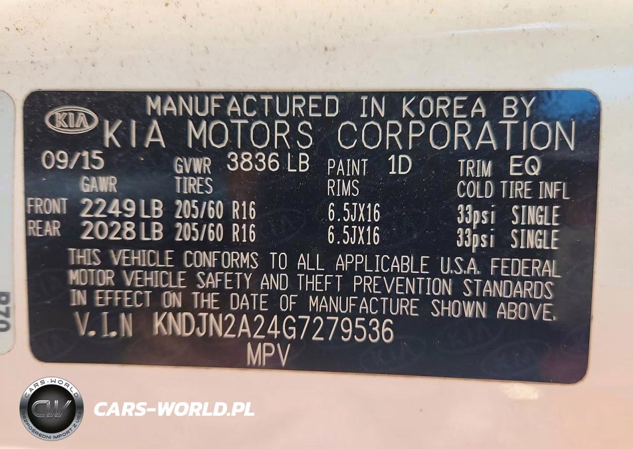 2016 Kia Soul Base VIN:KNDJN2A24G7279536 - 12