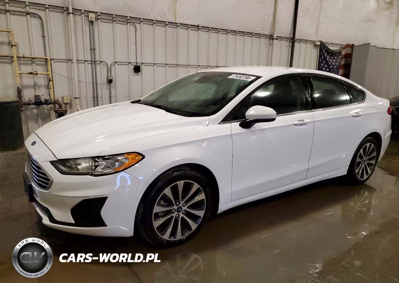2019 Ford Fusion Se VIN:3FA6P0T90KR217606 - 1