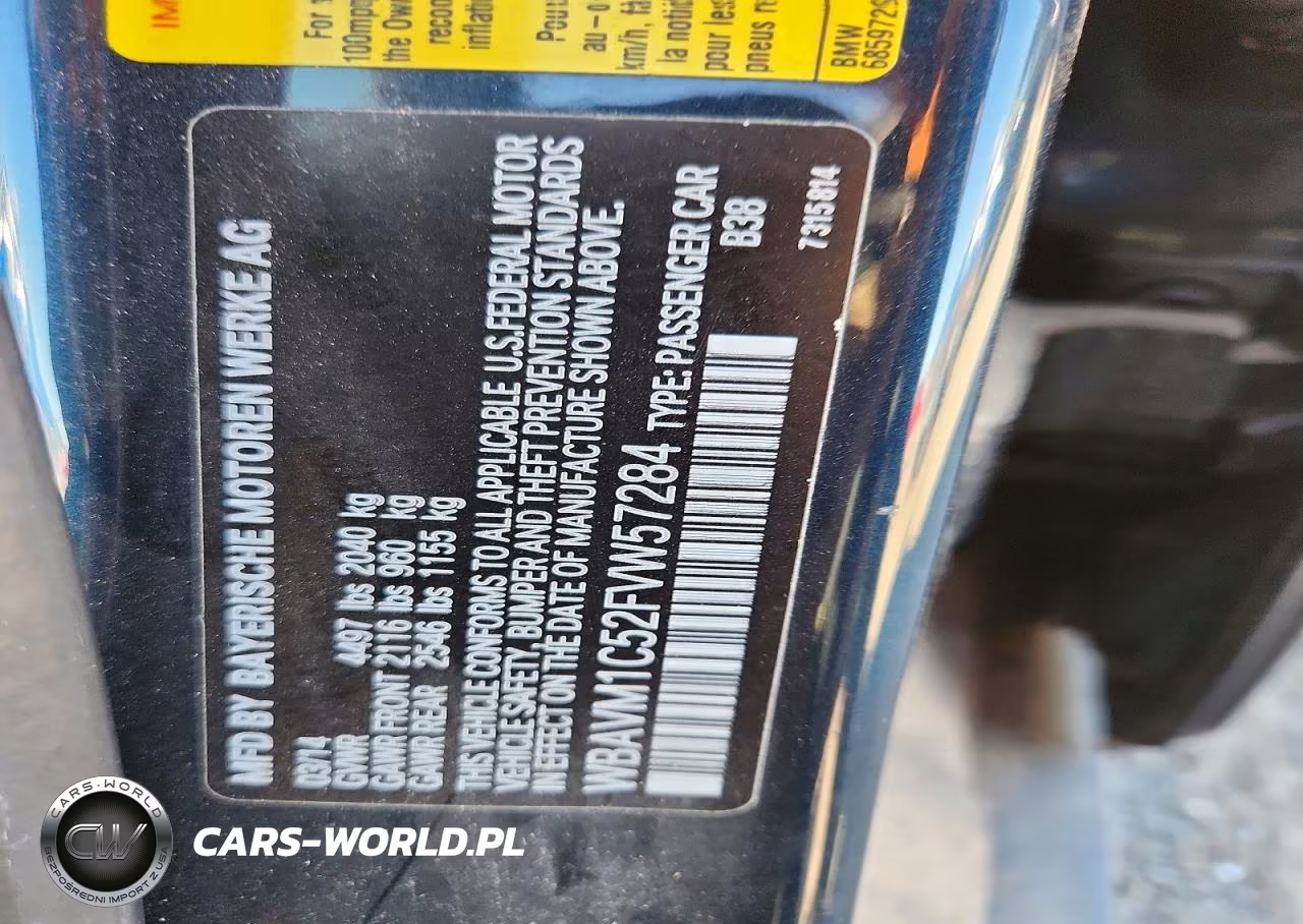 2015 BMW X1 Sdrive28I VIN:WBAVM1C52FVW57284 - 13