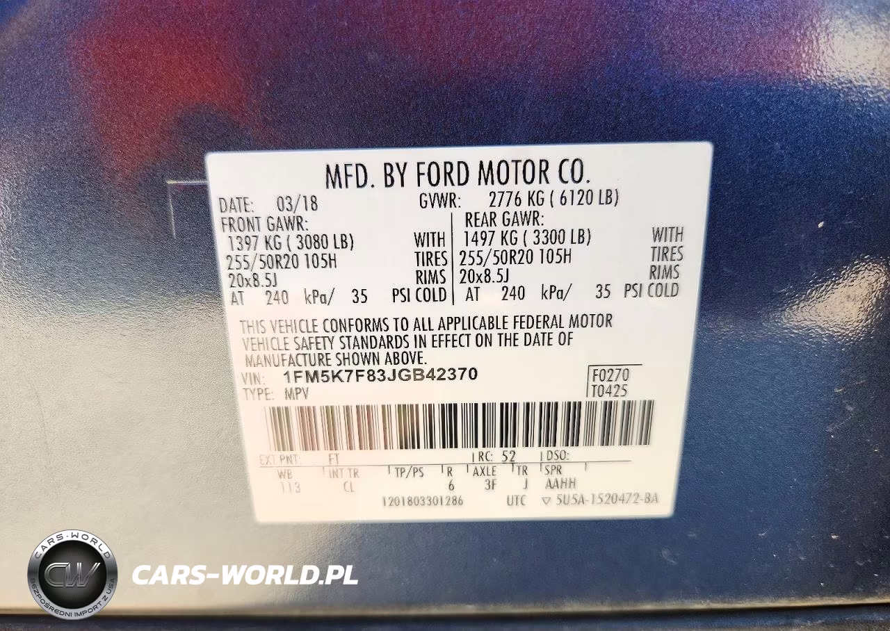 2018 Ford Explorer Limited VIN:1FM5K7F83JGB42370 - 13