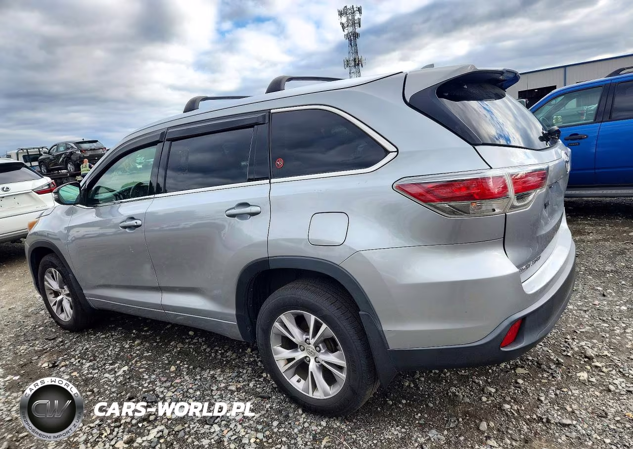 2015 Toyota Highlander Xle VIN:5TDJKRFH6FS086033 - 2