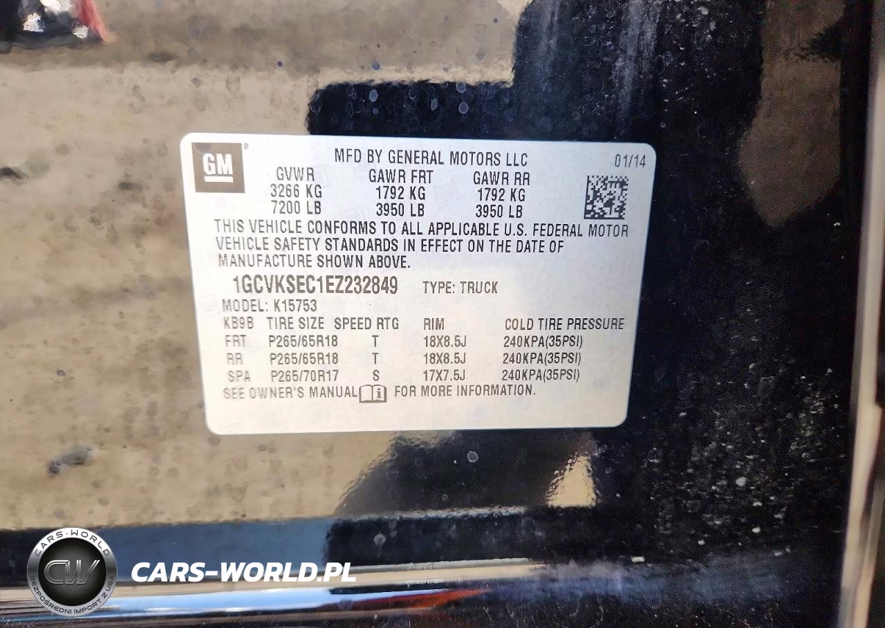 2014 Chevrolet Silverado K1500 Ltz VIN:1GCVKSEC1EZ232849 - 12