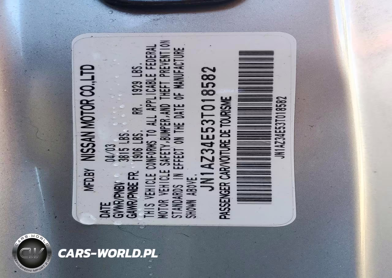 2003 Nissan 350Z Coupe VIN:JN1AZ34E53T018582 - 12