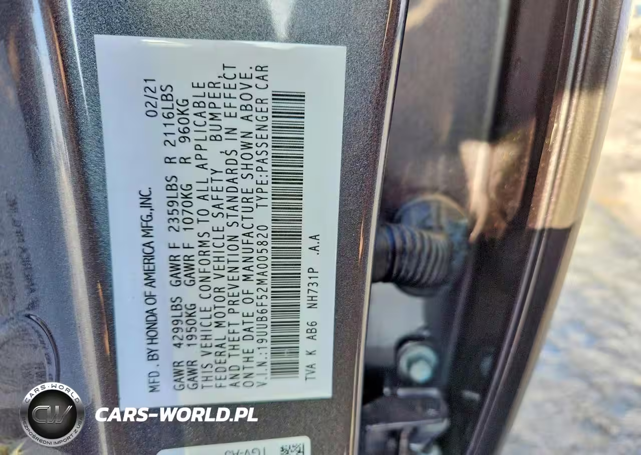 2021 Acura Tlx Technology VIN:19UUB5F4XMA010118 - 12