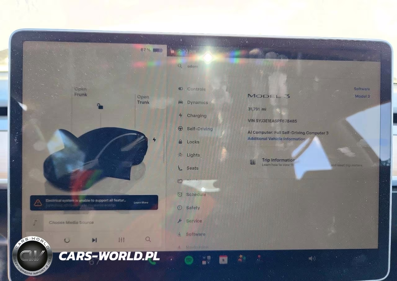 2023 Tesla Model 3 VIN:5YJ3E1EA5PF678485 - 8