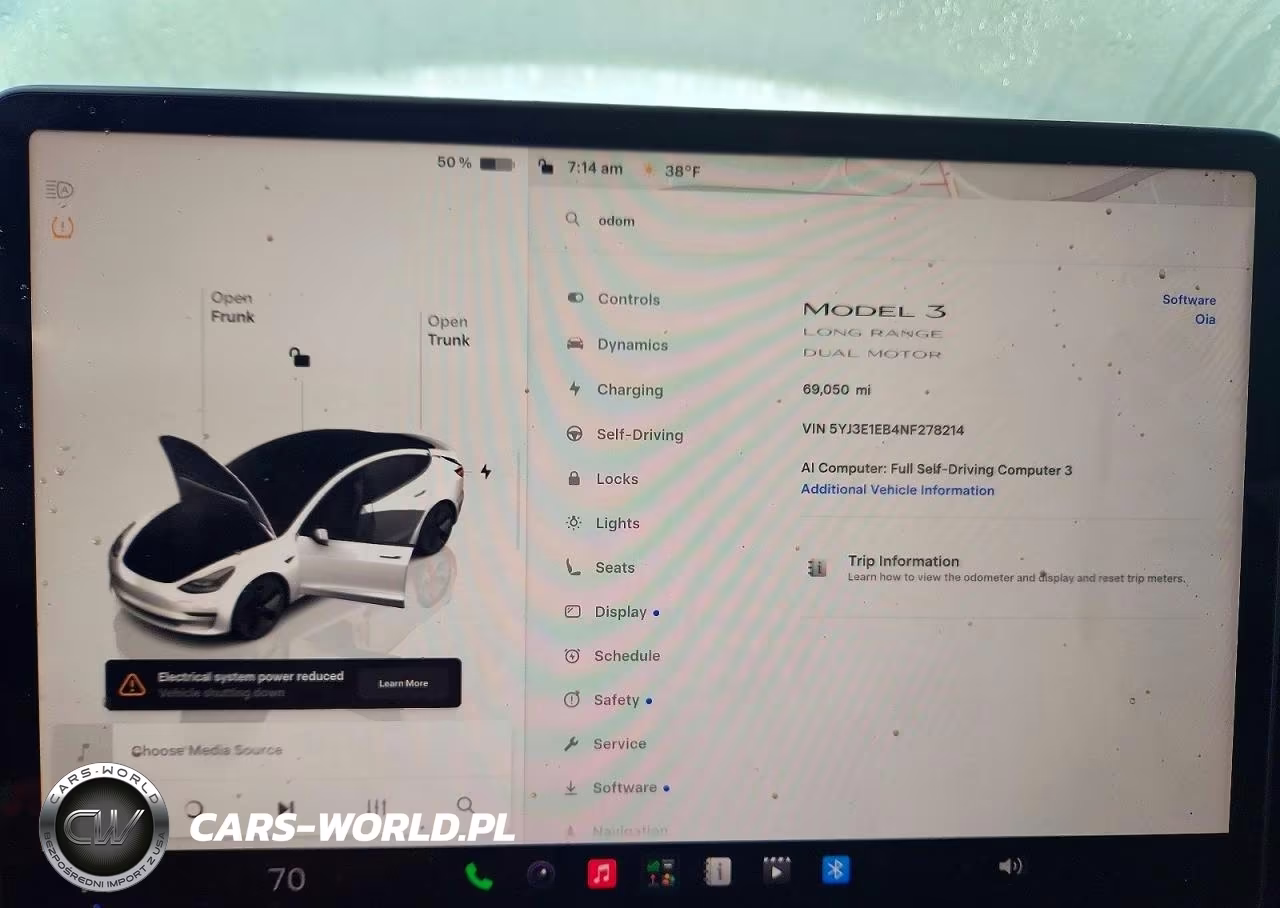 2022 Tesla Model 3 VIN:5YJ3E1EB4NF278214 - 9