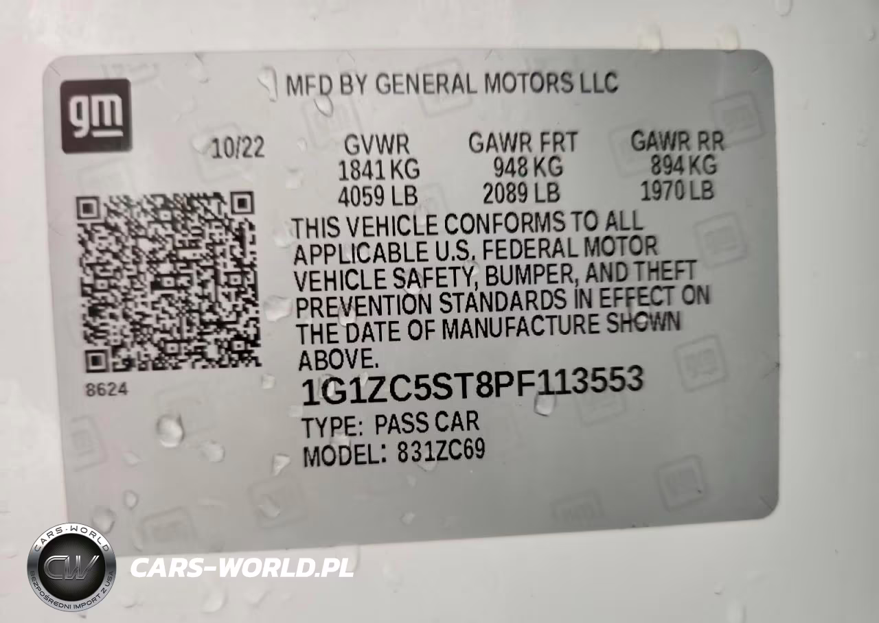 2023 Chevrolet Malibu Ls VIN:1G1ZC5ST8PF113553 - 12