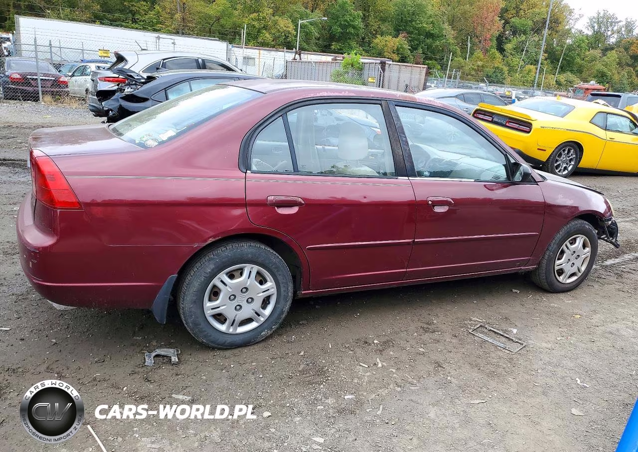 2002 Honda Civic Lx VIN:2HGES16572H555259 - 3