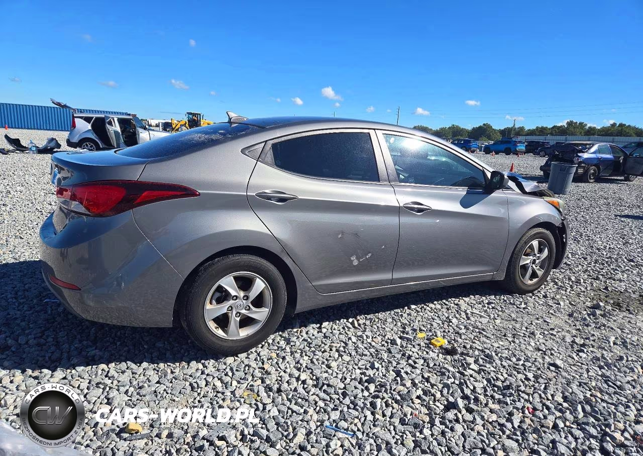 2014 Hyundai Elantra Se VIN:5NPDH4AE3EH503611 - 3