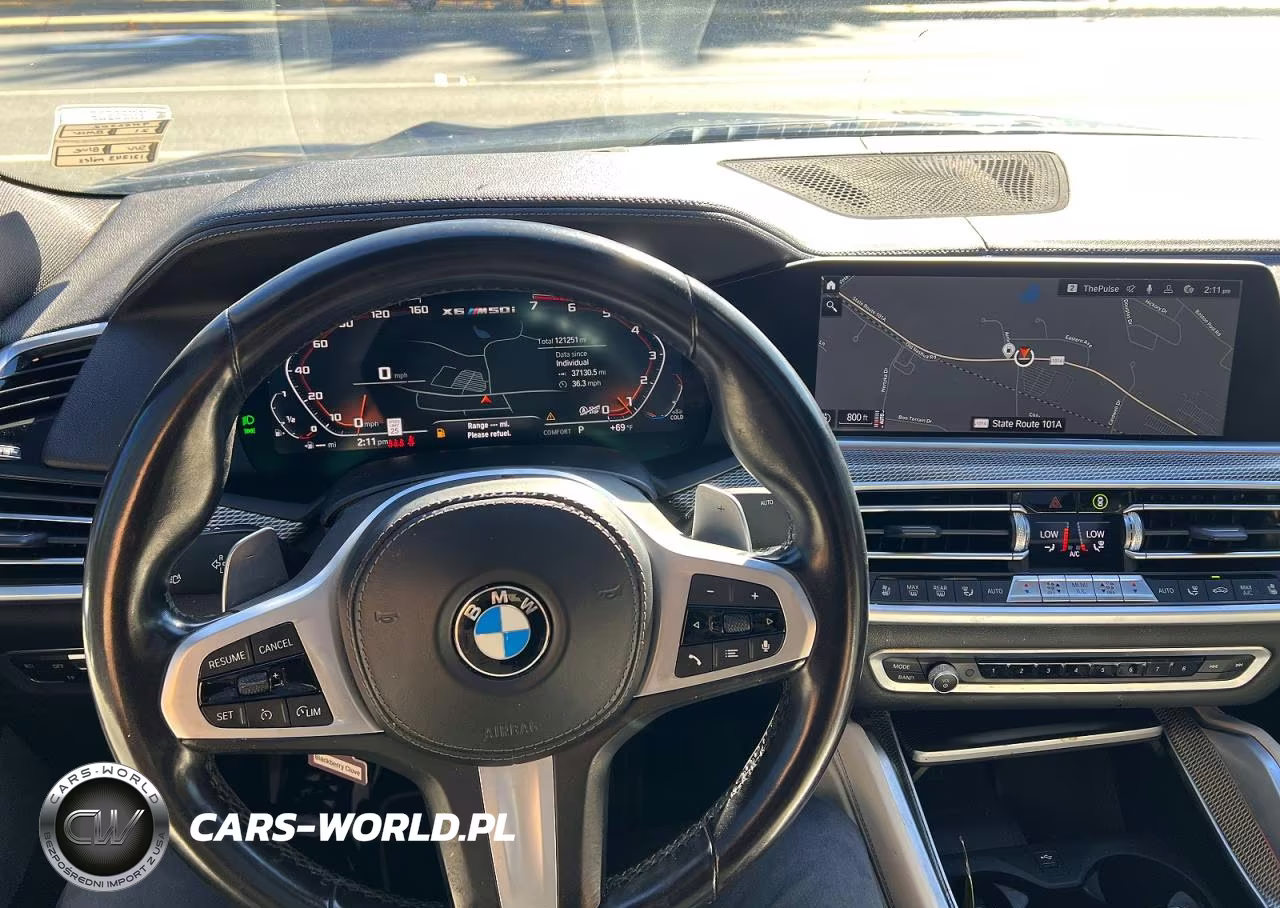 2021 BMW X6 M50I VIN:5UXCY8C09M9H56302 - 7