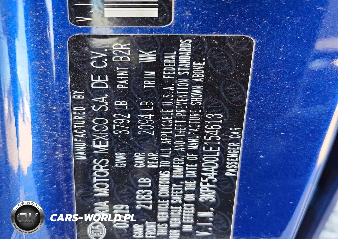 2020 Kia Forte Ex VIN:3KPF54AD0LE154613 - 12