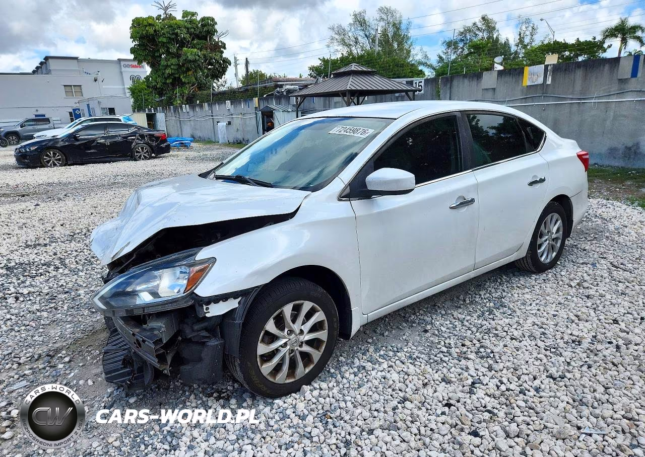 2019 Nissan Sentra Sv VIN:3N1AB7AP6KY257940 - 1