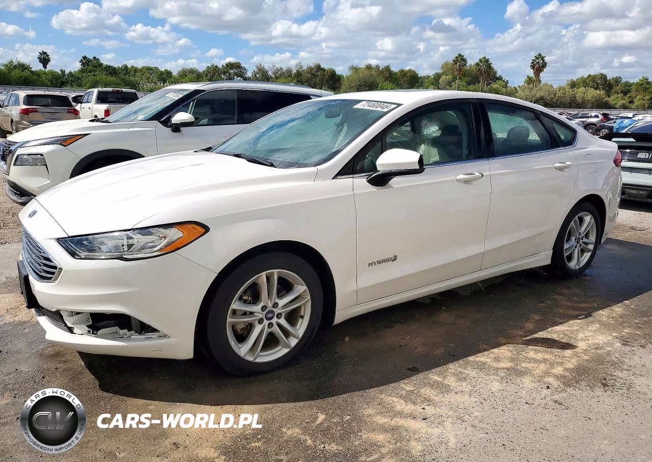2018 Ford Fusion Se Hybrid VIN:3FA6P0LUXJR140827 - 1