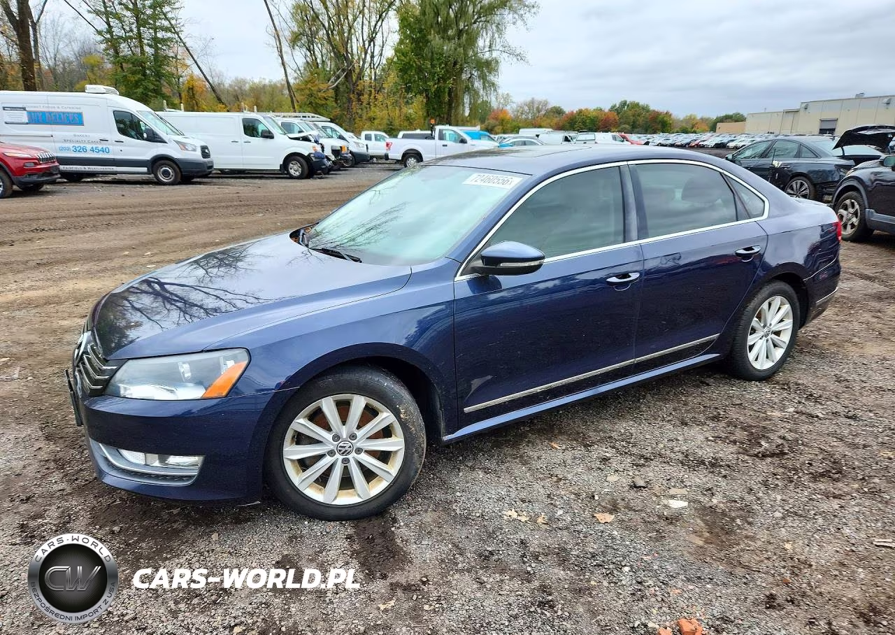 2012 Volkswagen Passat Sel VIN:1VWCP7A31CC094206 - 1
