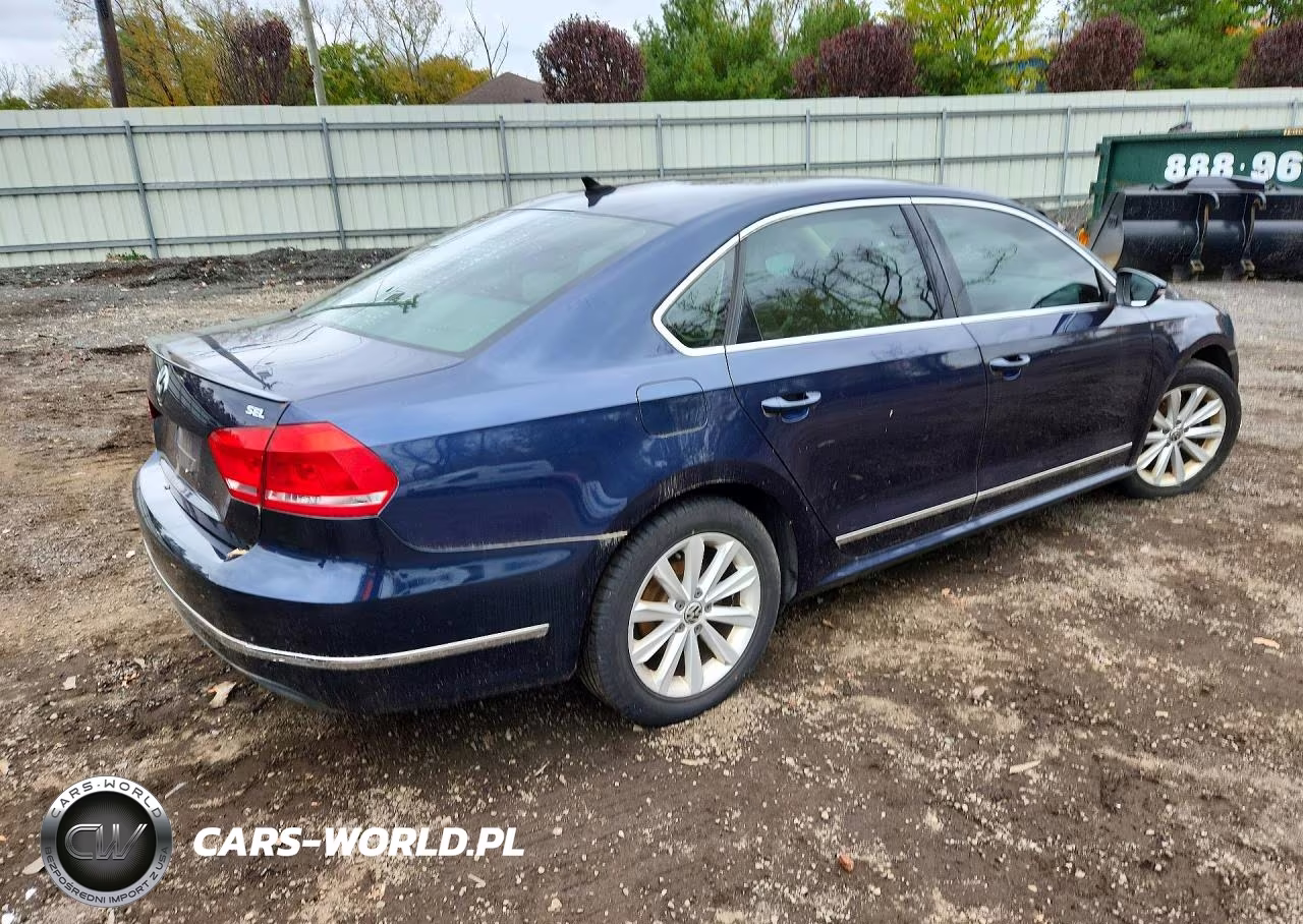 2012 Volkswagen Passat Sel VIN:1VWCP7A31CC094206 - 3