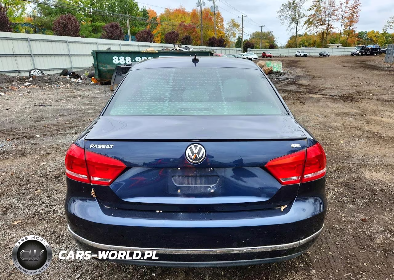 2012 Volkswagen Passat Sel VIN:1VWCP7A31CC094206 - 6