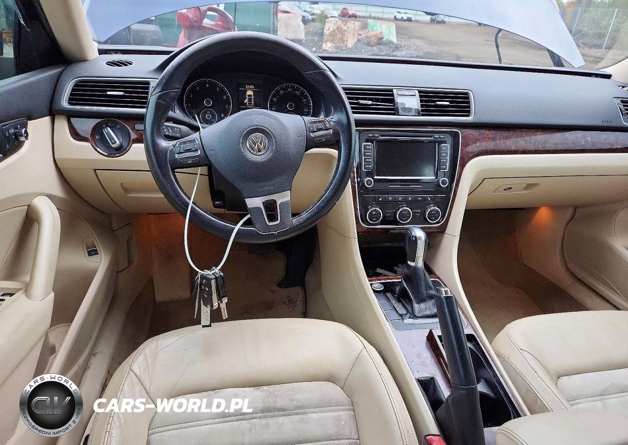 2012 Volkswagen Passat Sel VIN:1VWCP7A31CC094206 - 8