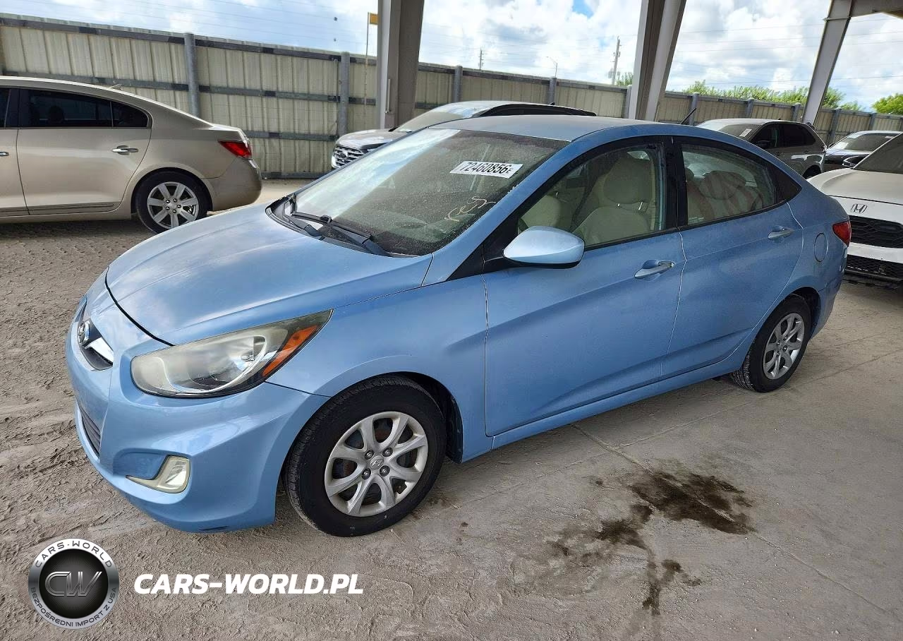 2014 Hyundai Accent Gls VIN:KMHCT4AE1EU639523 - 1