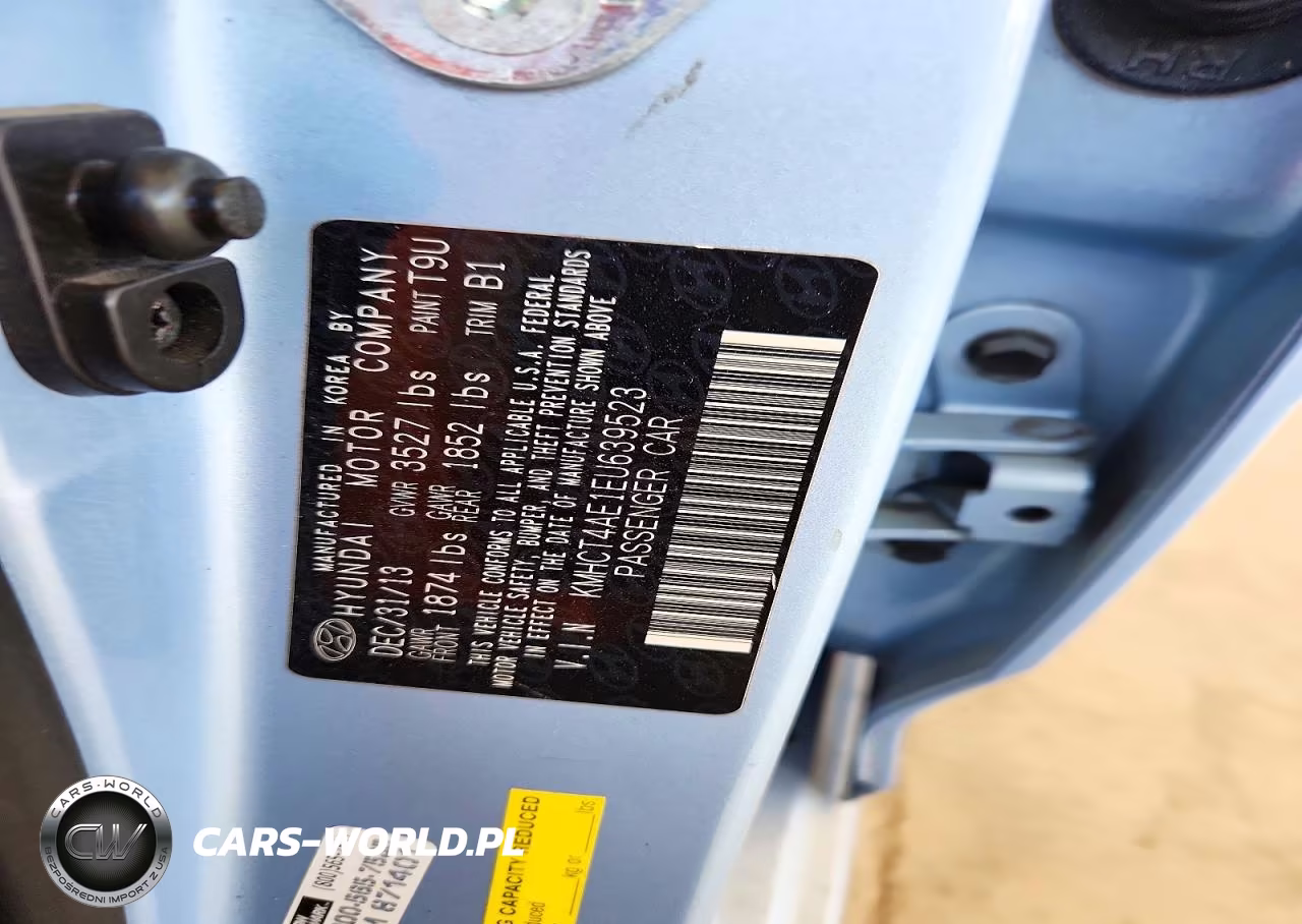 2014 Hyundai Accent Gls VIN:KMHCT4AE1EU639523 - 12