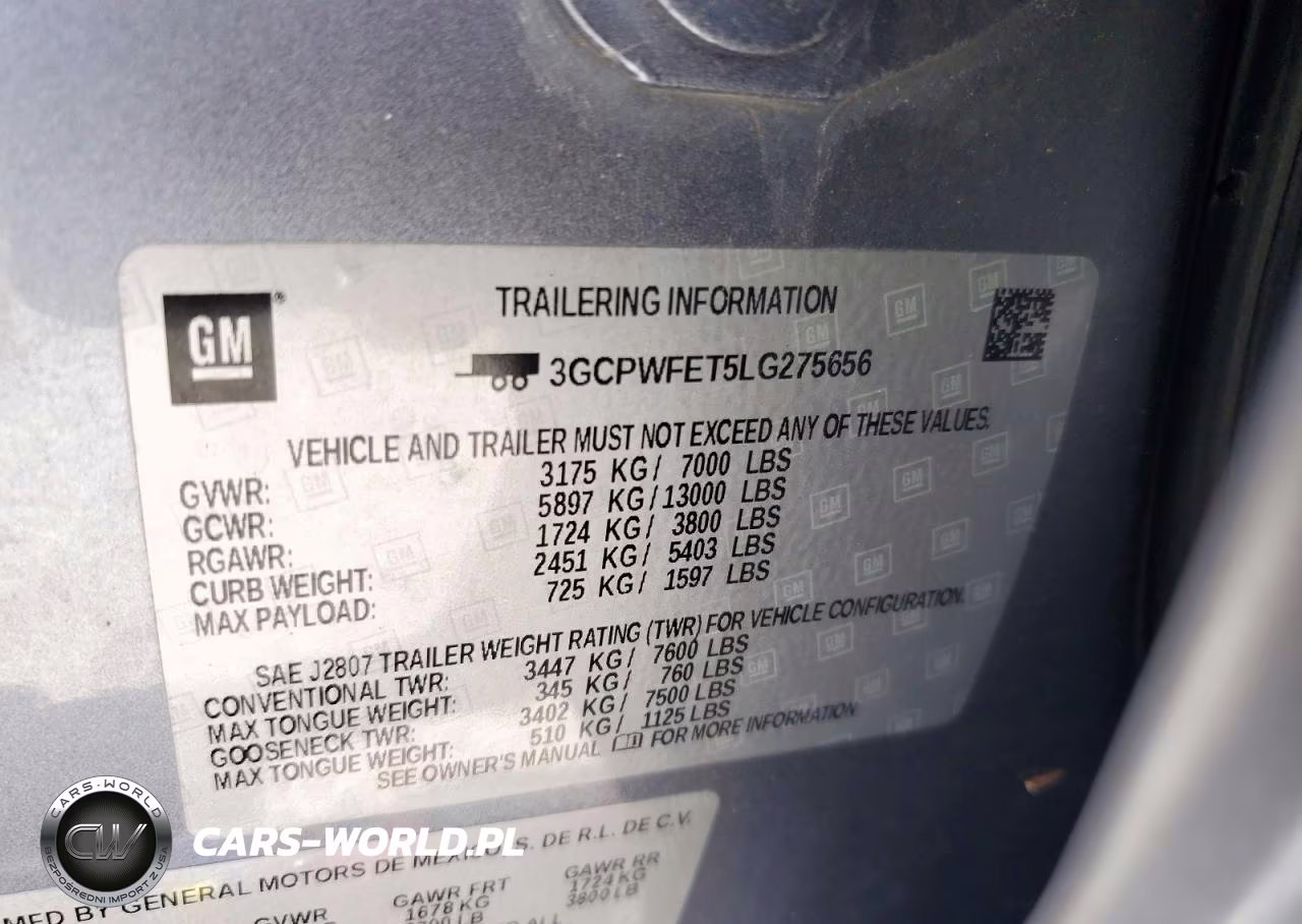 2020 Chevrolet Silverado C1500 High Country VIN:3GCPWFET5LG275656 - 12