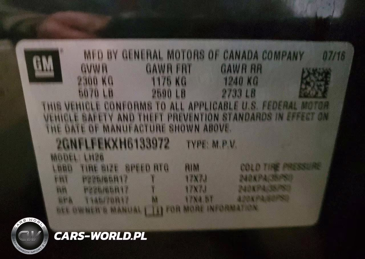 2017 Chevrolet Equinox Lt VIN:2GNFLFEKXH6133972 - 13