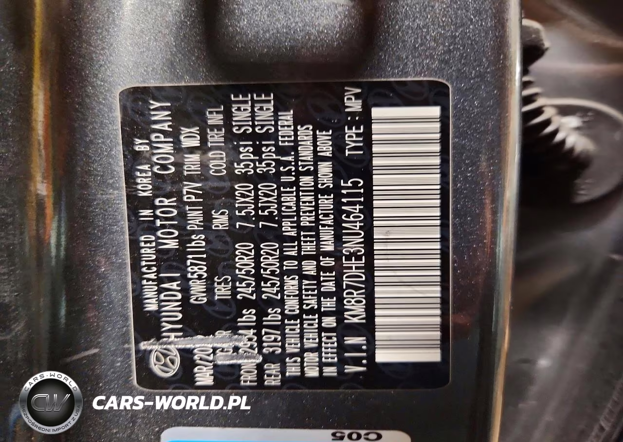 2022 Hyundai Palisade Calligraphy VIN:KM8R7DHE3NU464115 - 14