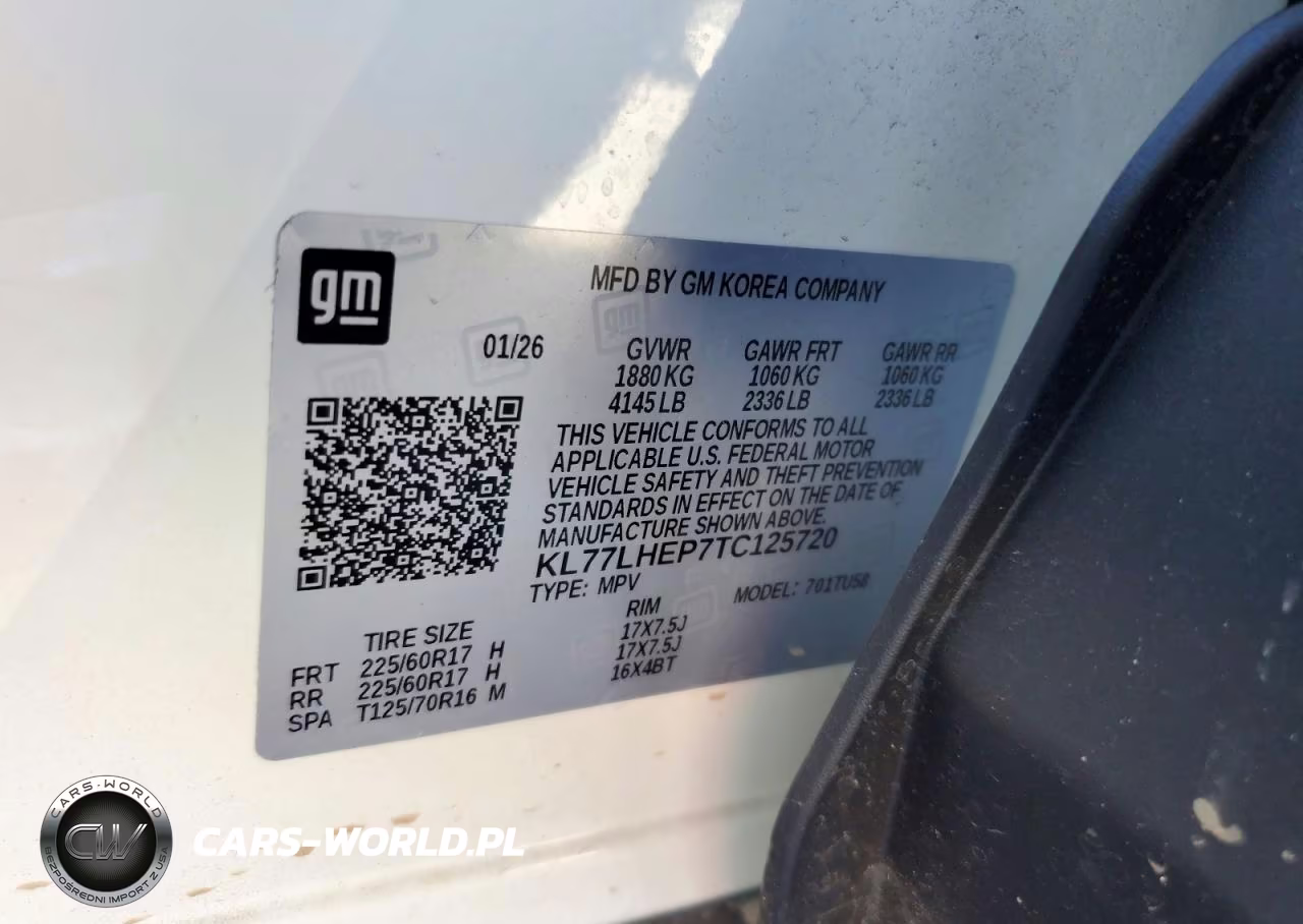 2026 Chevrolet Trax 1Lt VIN:KL77LHEP7TC125720 - 14