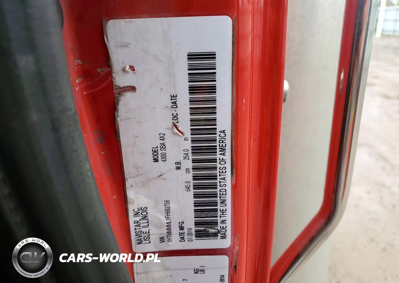 2015 International 4000 4300 VIN:1HTMMMML1FH682756 - 13