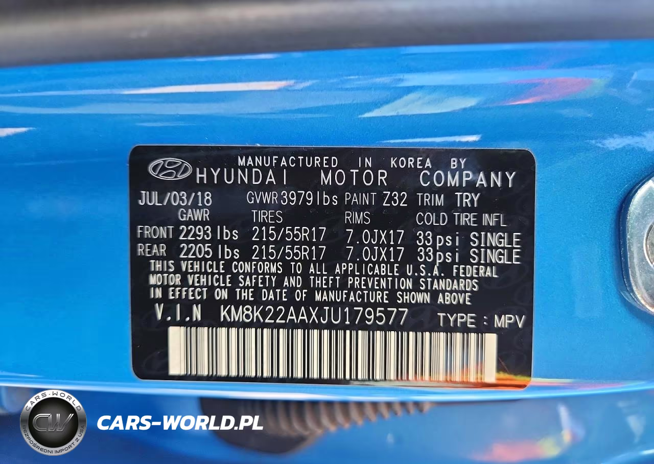 2018 Hyundai Kona Sel VIN:KM8K22AAXJU179577 - 12