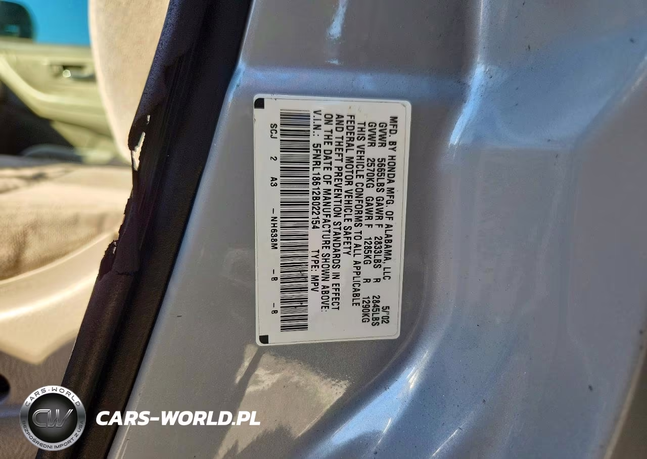 2002 Honda Odyssey Ex VIN:5FNRL18612B022154 - 14