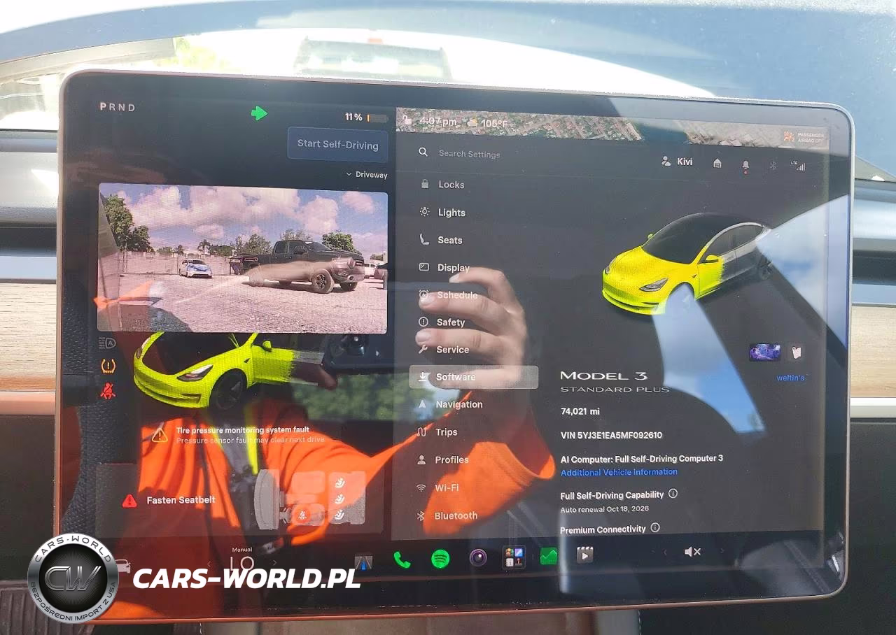 2021 Tesla Model 3 VIN:5YJ3E1EA5MF092610 - 9