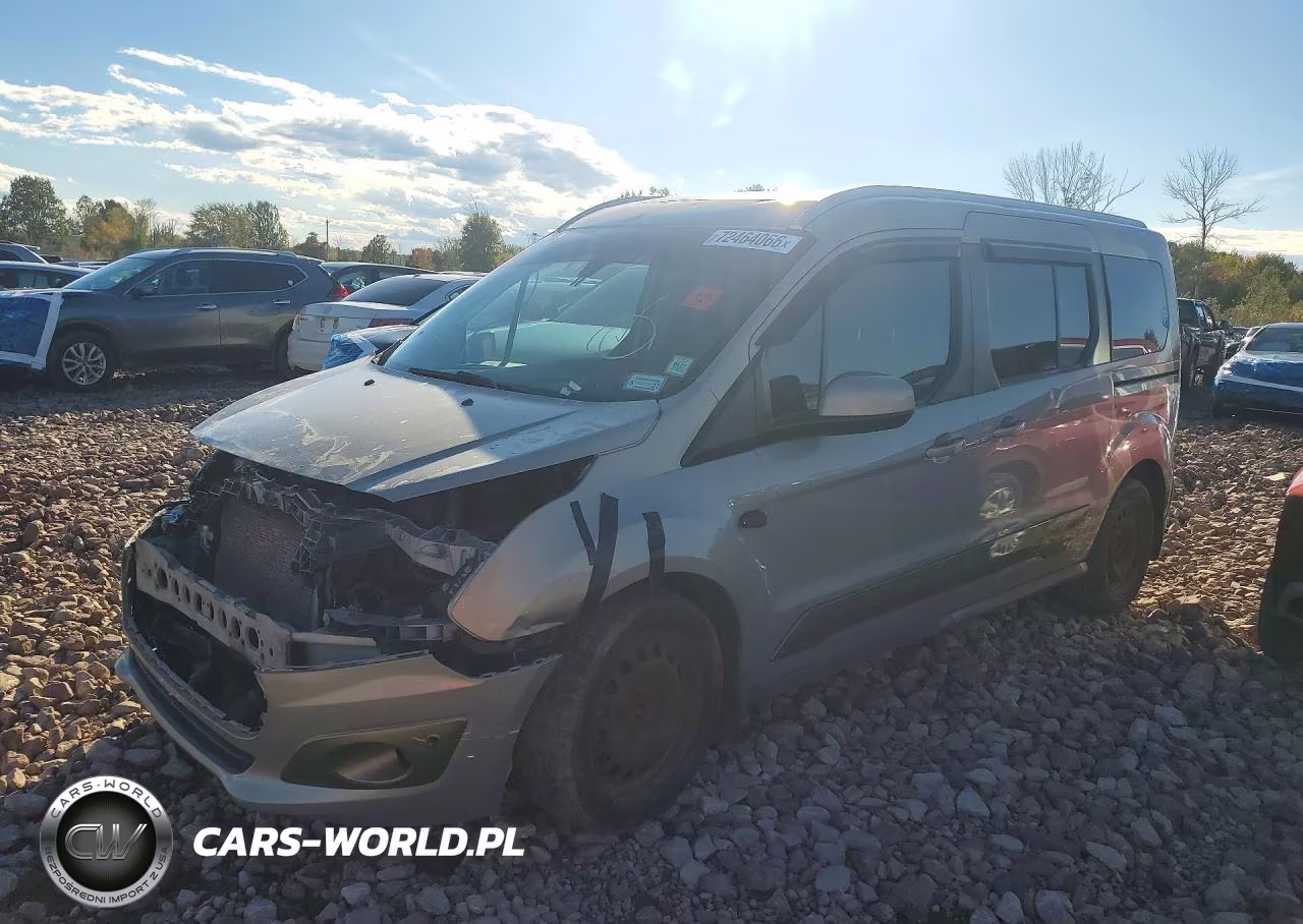 2015 Ford Transit Connect Titanium Delivery Van VIN:NM0GE9G72F1188219 - 1