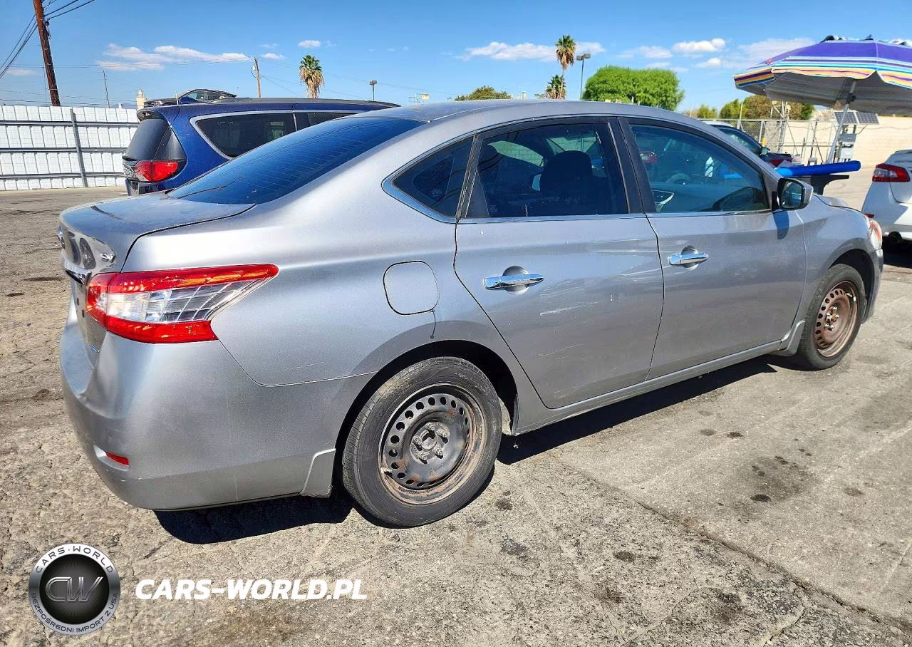 2014 Nissan Sentra Sv VIN:3N1AB7AP2EY255946 - 3