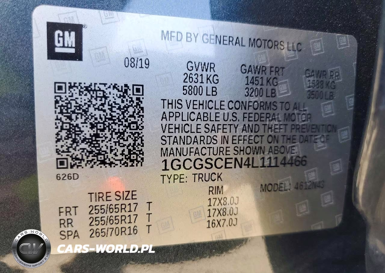 2020 Chevrolet Colorado Lt VIN:1GCGSCEN4L1114466 - 12